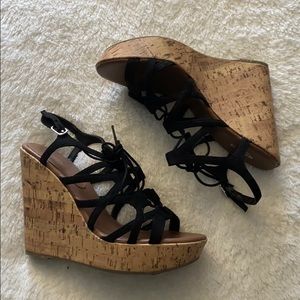 Mossimo Selena Black Wedges